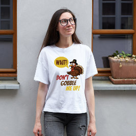 Erntedank Türkei "Warten Sie! Verwirf mich nicht!" Tri-Blend Shirt