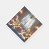 Erntedank Türkei Zentrum Serviette (Ecke)