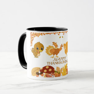 Erntedank Türkei zum Abendessen Tasse