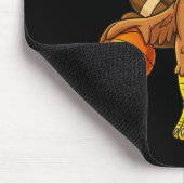 Erntedank Turkey Basketball Player Fun Boys Gir Mousepad (Ecke)
