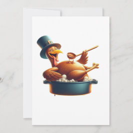 Erntedank Turkey Baster Einladung