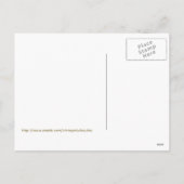 Erntedank Turkey Boy Riding Pumpkin Feiertagspostkarte (Rückseite)