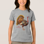 Erntedank Turkey Boys T - Shirt (Vorderseite)