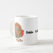 Erntedank Turkey Coffe Tasse (Vorderseite Links)