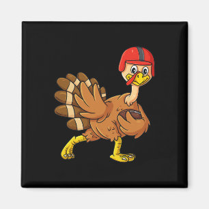 Erntedank Turkey Football Player Trophy Award P Magnet