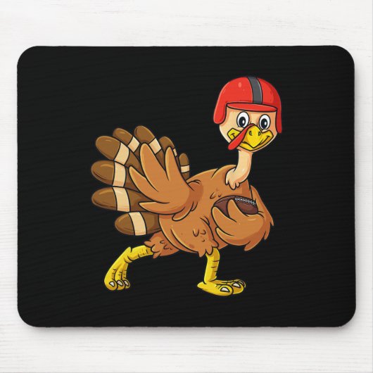 Erntedank Turkey Football Player Trophy Award P Mousepad (Vorne)