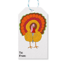 Erntedank Turkey Gift Tags