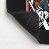Erntedank Turkey Ice Hockey Goalie Jugend Boys T Mousepad (Ecke)
