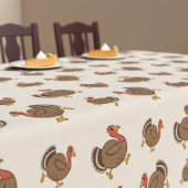 Erntedank Turkey Pattern Tablecloth Tischdecke