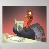 Erntedank Turkey Poster (Vorne)