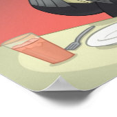 Erntedank Turkey Poster (Ecke)