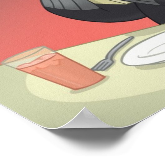 Erntedank Turkey Poster (Ecke)