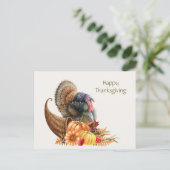 Erntedank Turkey Pumpkins Postcard Postkarte (Stehend Vorderseite)