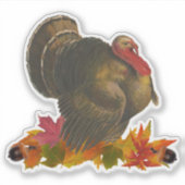 Erntedank Turkey Sticker (Vorderseite)
