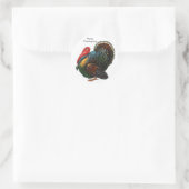 Erntedank Turkey Sticker (Tasche)