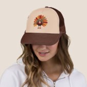 Erntedank Turkey Trucker Hat Truckerkappe (Beispiel)