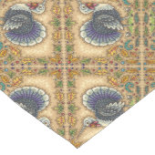 ERNTEDANK TÜRKEY UNICORN, WHIMSICAL FANTASY GROßER TISCHLÄUFER (Ecke)