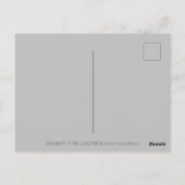 ERNTEDANK TÜRKEY UNICORN, WHIMSICAL FANTASY POSTKARTE (Rückseite)