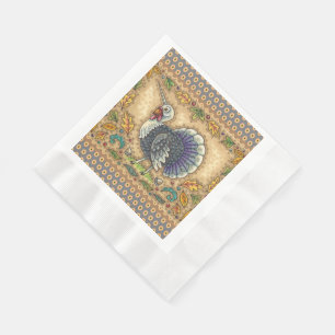 ERNTEDANK TÜRKEY UNICORN, WHIMSICAL FANTASY SERVIETTE