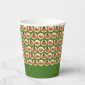 Erntedank Turkeys Pappbecher (Vorderseite)