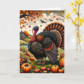 Erntedank Überfluss Ernte Karte (Gelbe Blume)