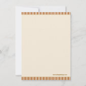 Erntedank Ultrasound Schwangerschaft Ankündigung (Rückseite)