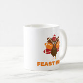 Erntedank und Fußball im Festmodus Kaffeetasse (VorderseiteRechts)