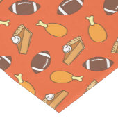 Erntedank und Fußball Mittelgroßer Tischläufer (Ecke)