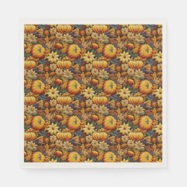 Erntedank und Herbstsaison Serviette