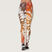 Erntedank Urlaub Herbst Gefärbte Krawatte Geschenk Leggings (Rückseite)