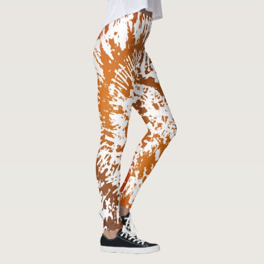 Erntedank Urlaub Herbst Gefärbte Krawatte Geschenk Leggings (Rechts)