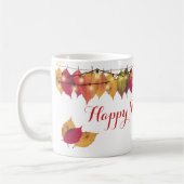 Erntedank Urlaub Herbst lässt Lichter nach Maß Kaffeetasse (Links)