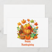 Erntedank Urlaubskarte Dankeskarte (Vorne/Hinten)