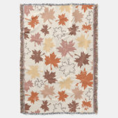 Erntedank-Urlaubsplanung, Herbstmaple-Blätter Decke (Vorderseite Vertikal)