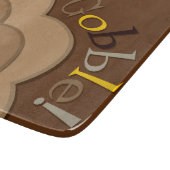 Erntedank versteckt Truthahn Schneidebrett (Ecke)