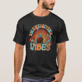 Erntedank Vibes Retro Türkei Rainbow Fall Autum T-Shirt (Vorderseite)
