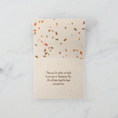 Erntedank Vielen Dank Dankeskarte (Innenseite)