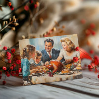 Erntedank Vintag Türkei Familienessen