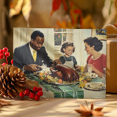 Erntedank Vintag Türkei Familienessen Postkarte