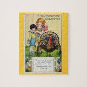 Erntedank Vintag Türkei Puzzle (Vertikal)