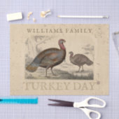 Erntedank Vintager Türkei-Tag Enttäuschung Seidenpapier (Handwerk)