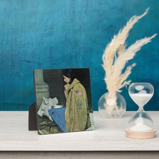 Erntedank von Flüchtlingen Fotoplatte (InSitu)