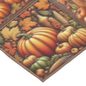 Erntedank von Herbst Pumpkins Tischdecke (Schrägansicht)