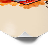 Erntedank Waldtiere Herbstleaves Poster (Ecke)