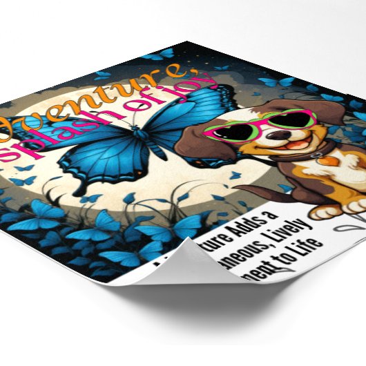 Erntedank Wall Art Deco Poster (Ecke)