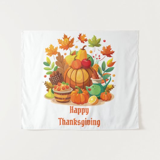 Erntedank Wandteppich (Vorderseite (Horizontal))