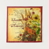 Erntedank Wandteppich (Vorderseite)