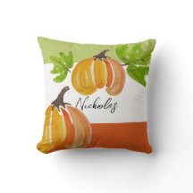 Erntedank Wasserfarbenkürbis Personalisiert