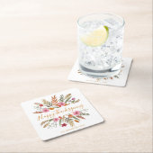 ERNTEDANK WATERCOLOR FALL FOLIAGE PAPIER UNTERSETZ RECHTECKIGER PAPPUNTERSETZER (Vor Ort)