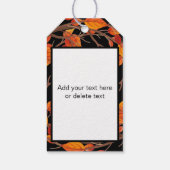 Erntedank Watercolor Herbstlaube Geschenkanhänger (Rückseite)